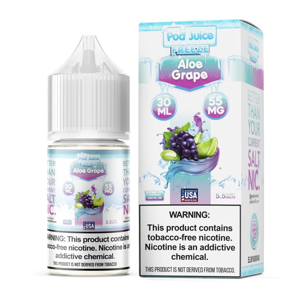 Pod Juice - Freeze - Aloe Grape - 55mg/30ml