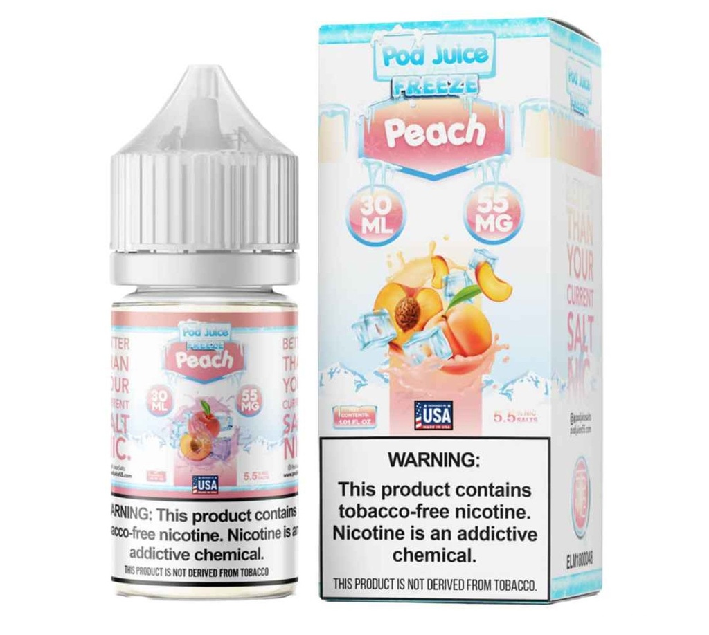 Pod Juice - Freeze - Peach - 55mg/30ml