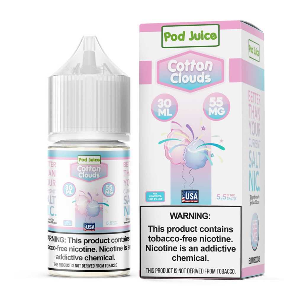 Pod Juice - Cotton Clouds - 55mg/30ml