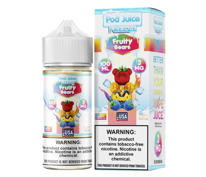 Pod Juice - Freeze - Fruity Bears - 3mg/100ml