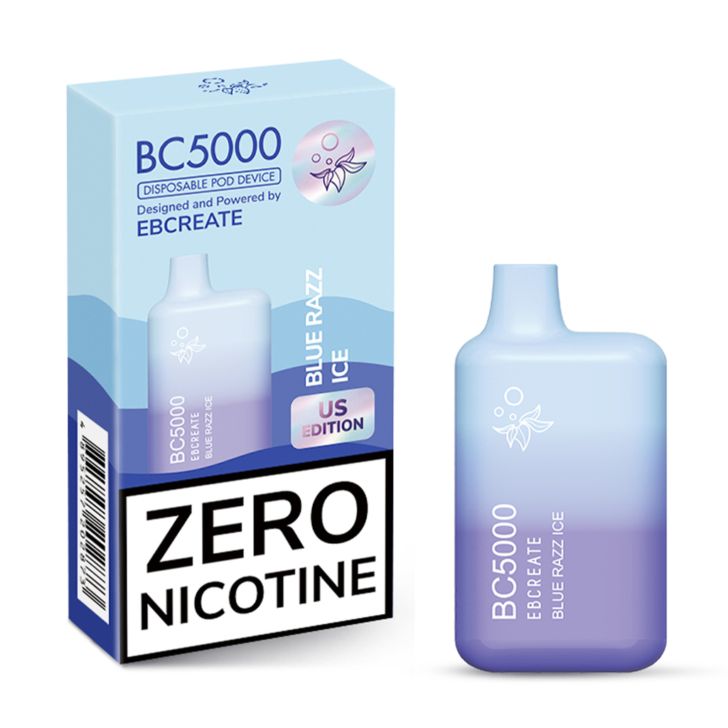 EB Create - BC5000 - Zero Nicotine - Blue Razz Ice 