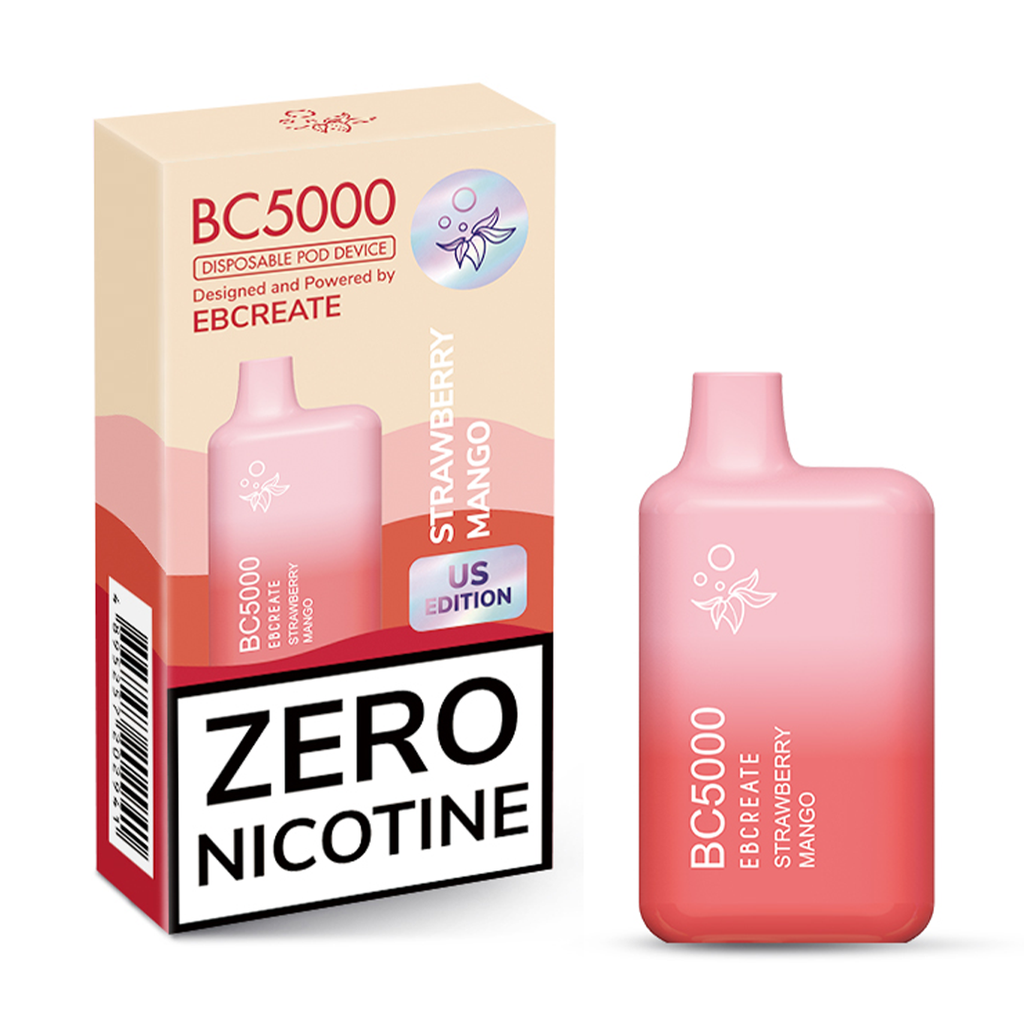 EB Create - BC5000 - Zero Nicotine - Strawberry Mango