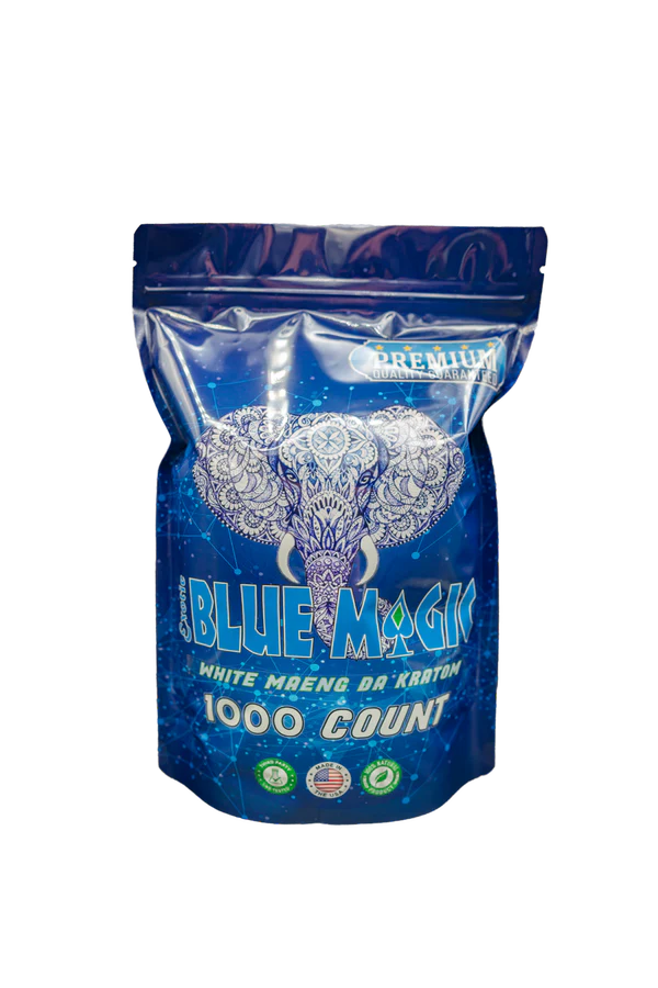 Blue Magic Kratom - White Thai - 1000 Count 