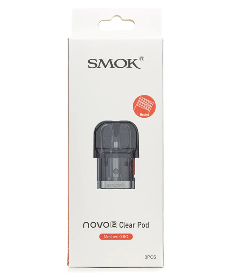 SMOK - Novo 2 - Clear Pod - Meshed - 0.8Ω - 3PCS