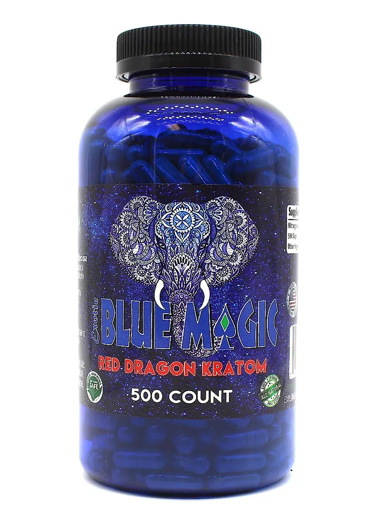 Blue Magic Kratom - Red Dragon - 500 Count