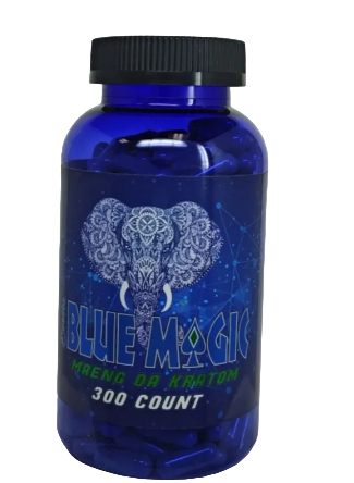 Blue Magic Kratom - White Maeng Da - 300 Count