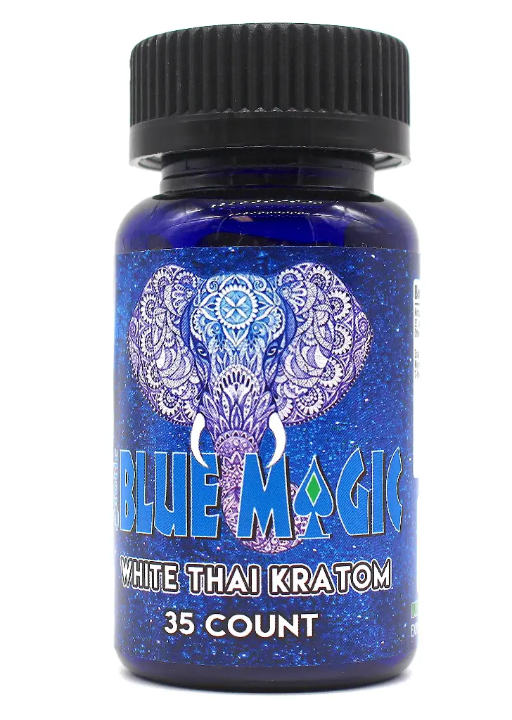 Blue Magic Kratom - White Thai - 35 Count