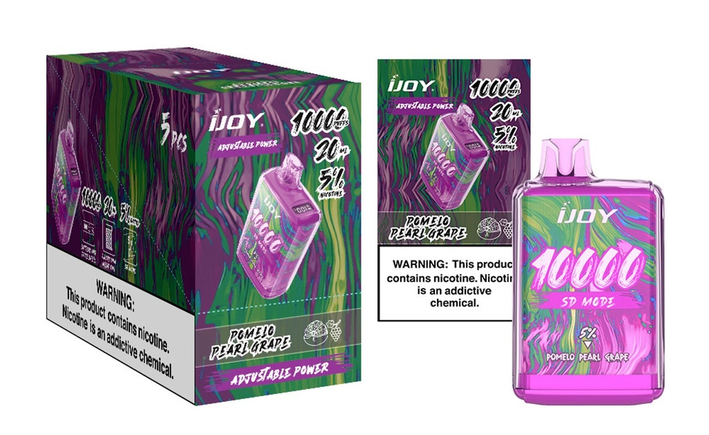 IJoy Bar - SD10000 - 5% - Pomelo Pearl Grape  