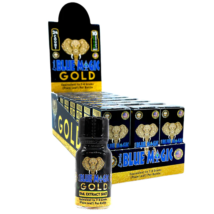 Blue Magic - Gold - Kratom Extract Shot - 10ml/24ct