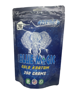 Blue Magic - Kratom Powder - Gold - 250 Grams 