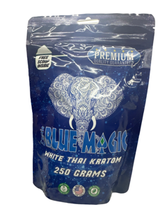 Blue Magic - Kratom Powder - White Thai / Trainwreck - 250 Grams