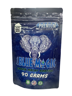 Blue Magic - Kratom Powder - Green Malay - 90 Grams