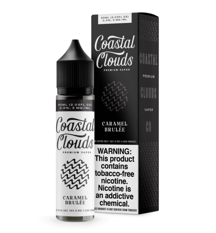 Coastal Clouds - Caramel Brulée - 60ml/3mg