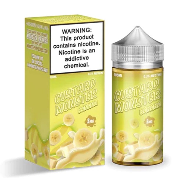 Custard Monster - Banana - 3mg/100ml