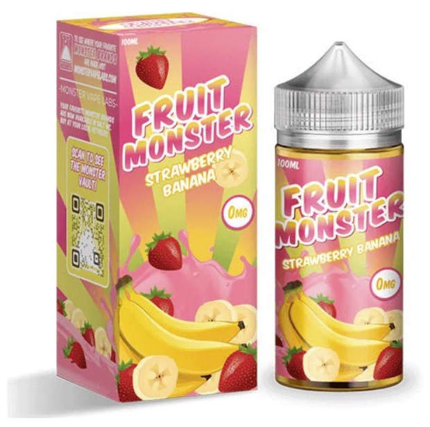 Fruit Monster - Strawberry Banana - 0mg/100ml