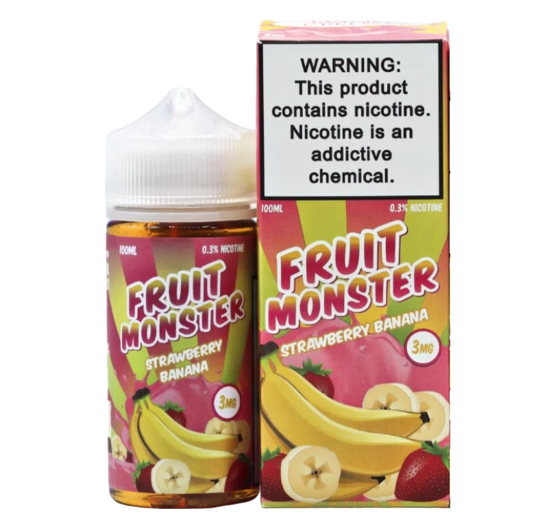 Fruit Monster - Strawberry Banana - 3mg/100ml