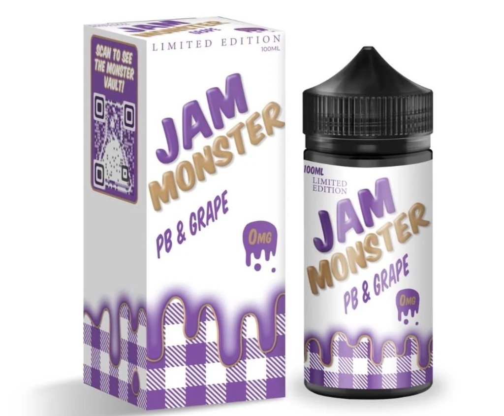 Jam Monster - PB & Jam - 0mg/100ml