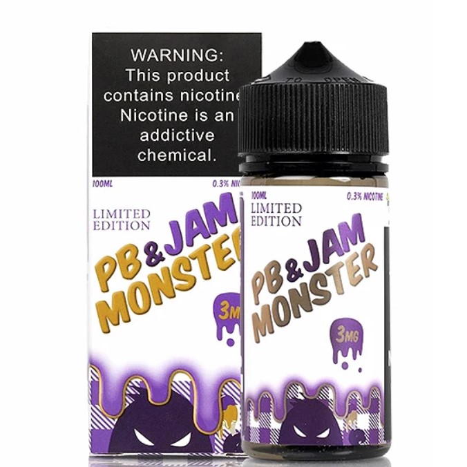 Jam Monster - PB & Jam - 3mg/100ml