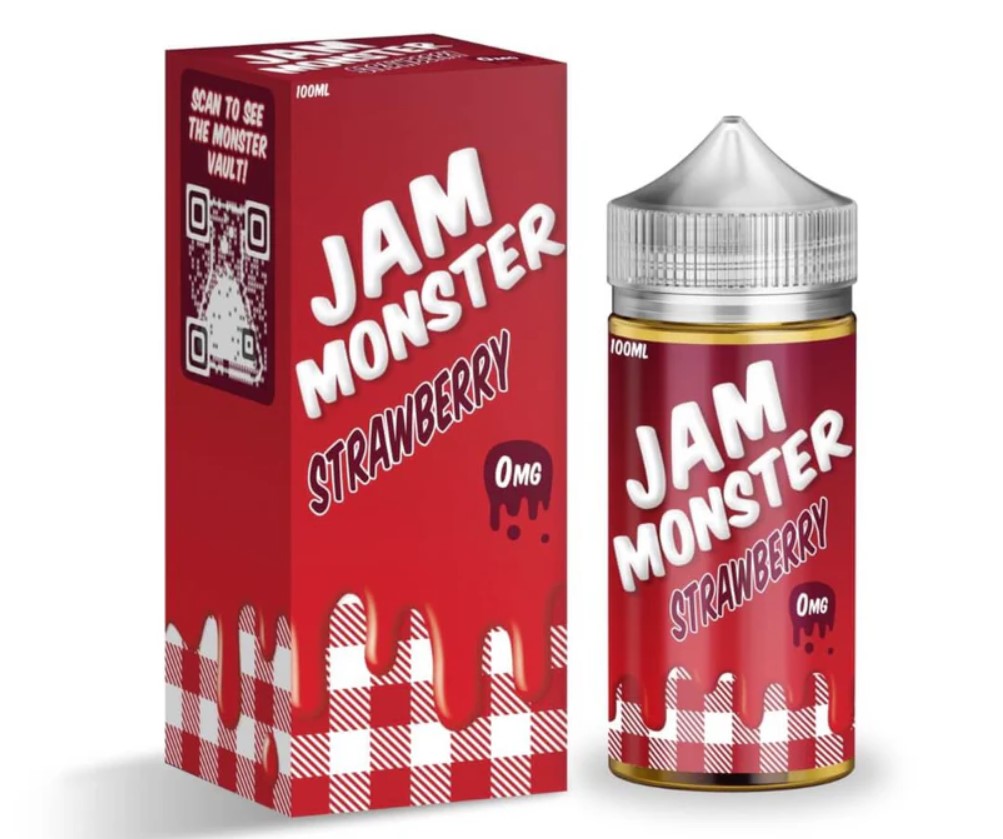 Jam Monster - Strawberry - 0mg/100ml