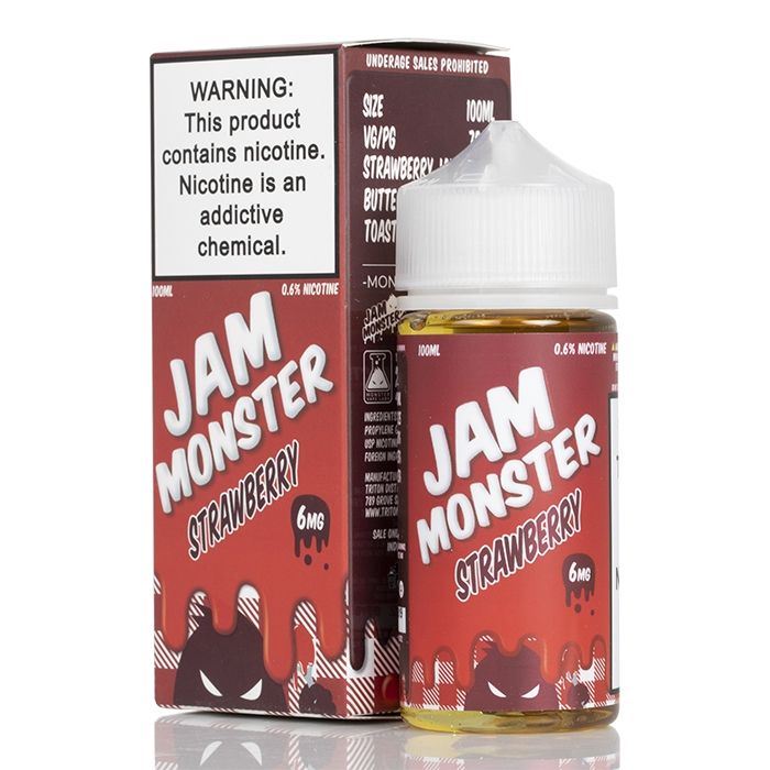 Jam Monster - Strawberry - 6mg/100ml