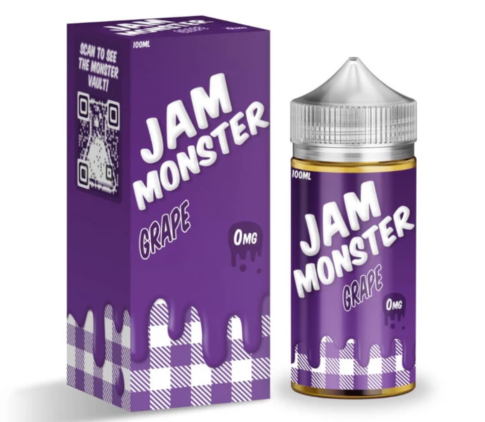 Jam Monster - Grape - 0mg/100ml