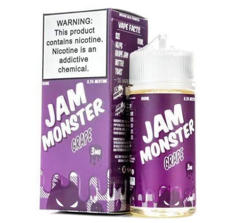 Jam Monster - Grape - 3mg/100ml