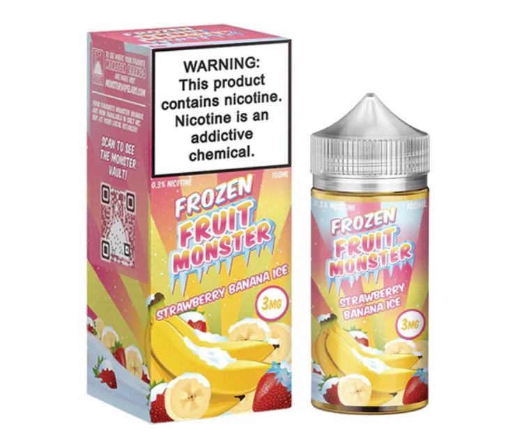 Frozen Fruit Monster - Strawberry Banana Ice - 3mg/100ml