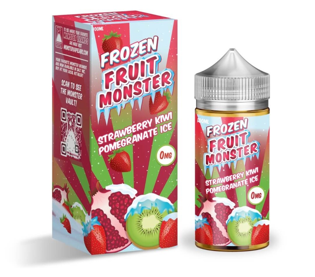 Frozen Fruit Monster - Strawberry Kiwi Pomegranate Ice - 0mg/100ml