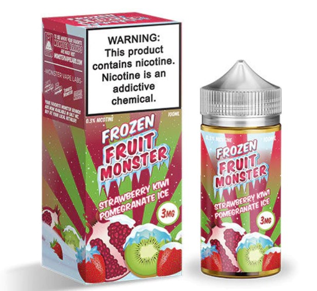 Frozen Fruit Monster - Strawberry Kiwi Pomegranate Ice - 3mg/100ml