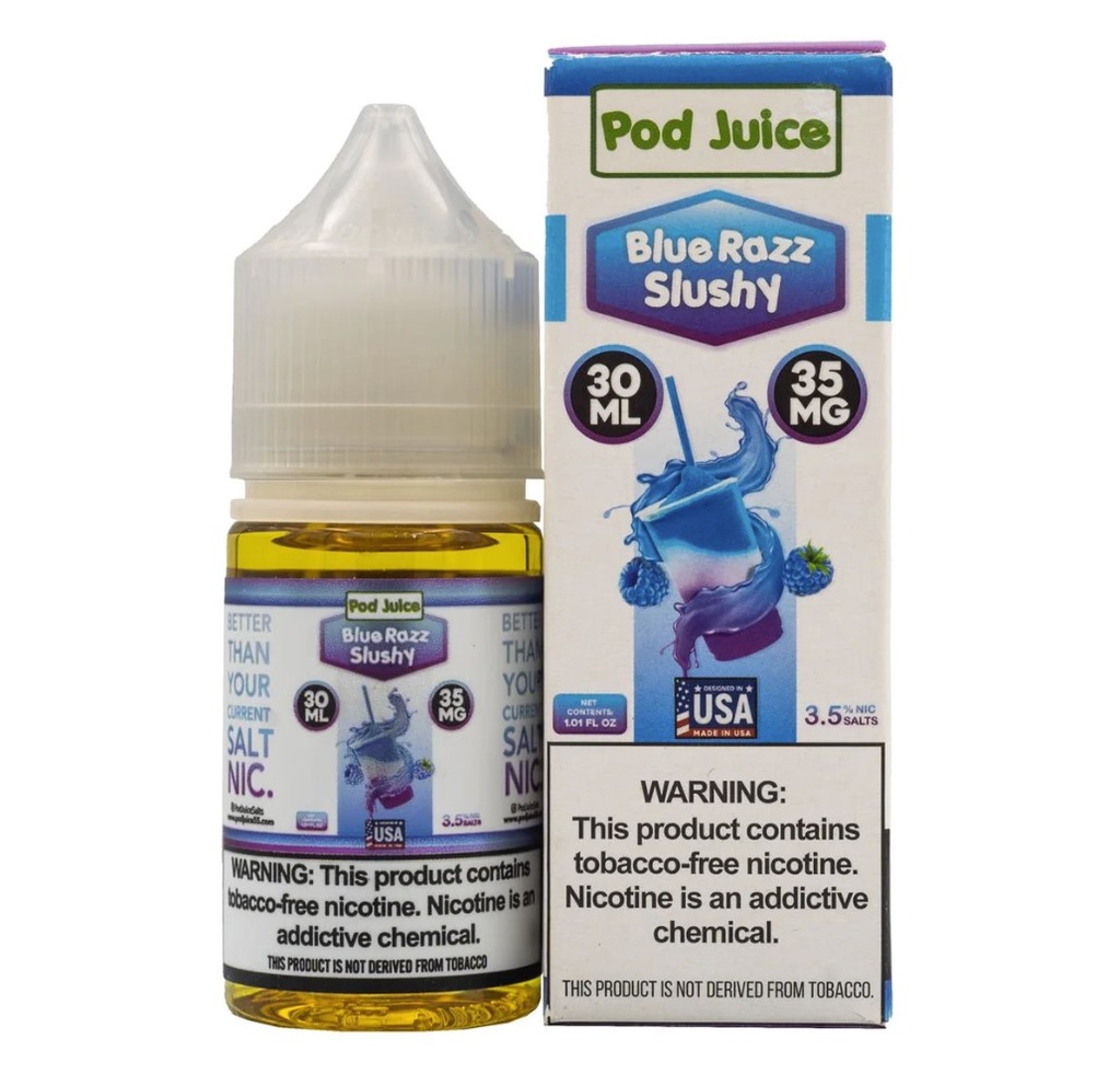 Pod Juice - Blue Razz Slushy - 35mg/30ml