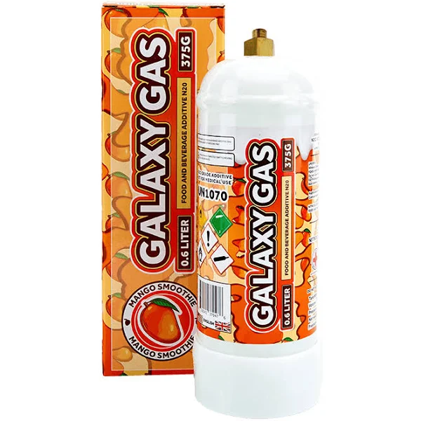 Galaxy Gas - Mango Smoothie - 0.6L Tank