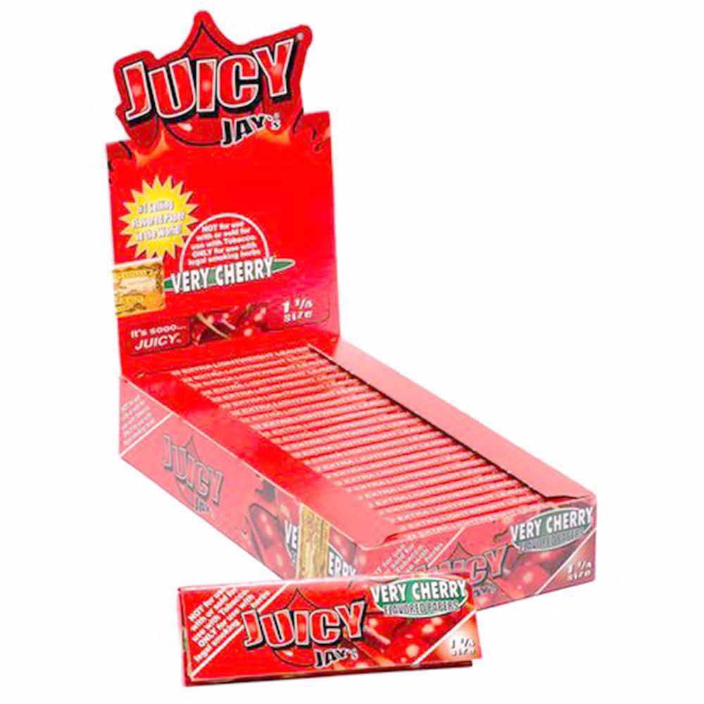 Juicy - Jay's - Very Cherry - 1¼ Size - 24 Packs x 32 Leaves 