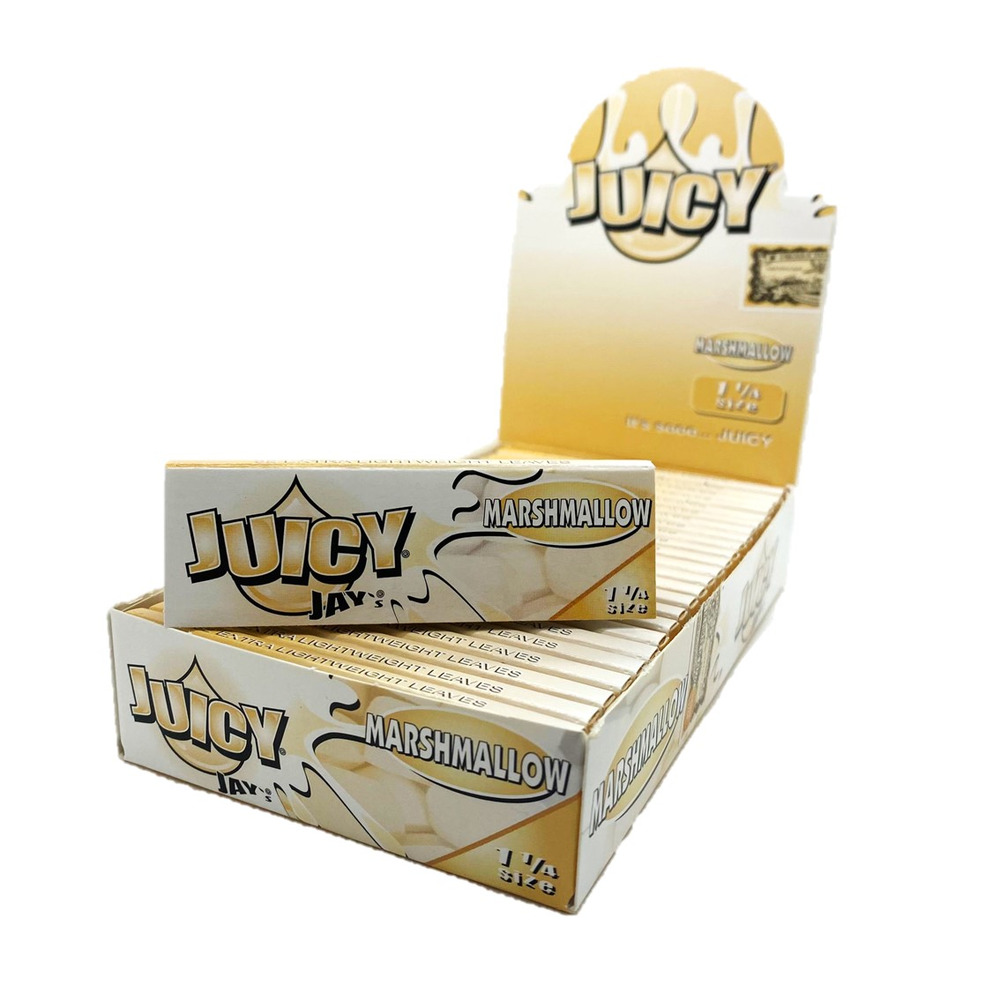 Juicy - Jay's - Marshmallow - 1¼ Size - 24 Packs x 32 Leaves 