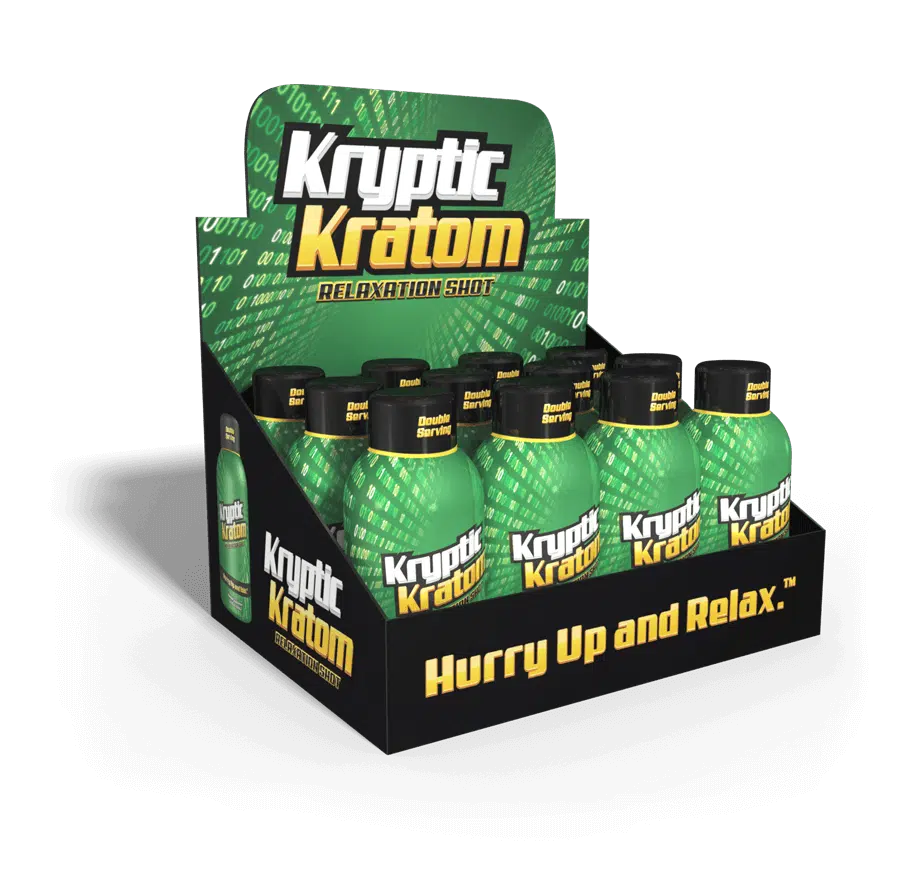 Kryptic Kratom - Relaxtion Shot - 2oz - 12ct