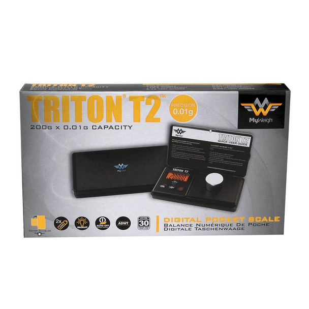 Triton T2 - 200G x 0.01G Capacity - Digital Pocket Scale 