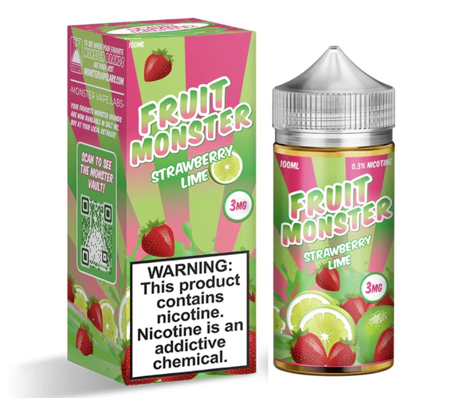 Fruit Monster - Strawberry Lime - 3mg/100ml