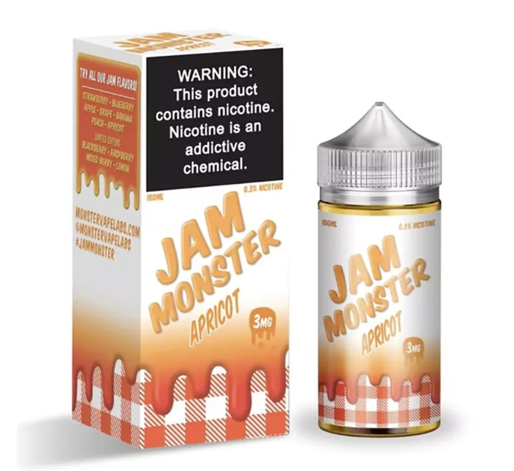 Jam Monster - Apricot - 3mg/100ml