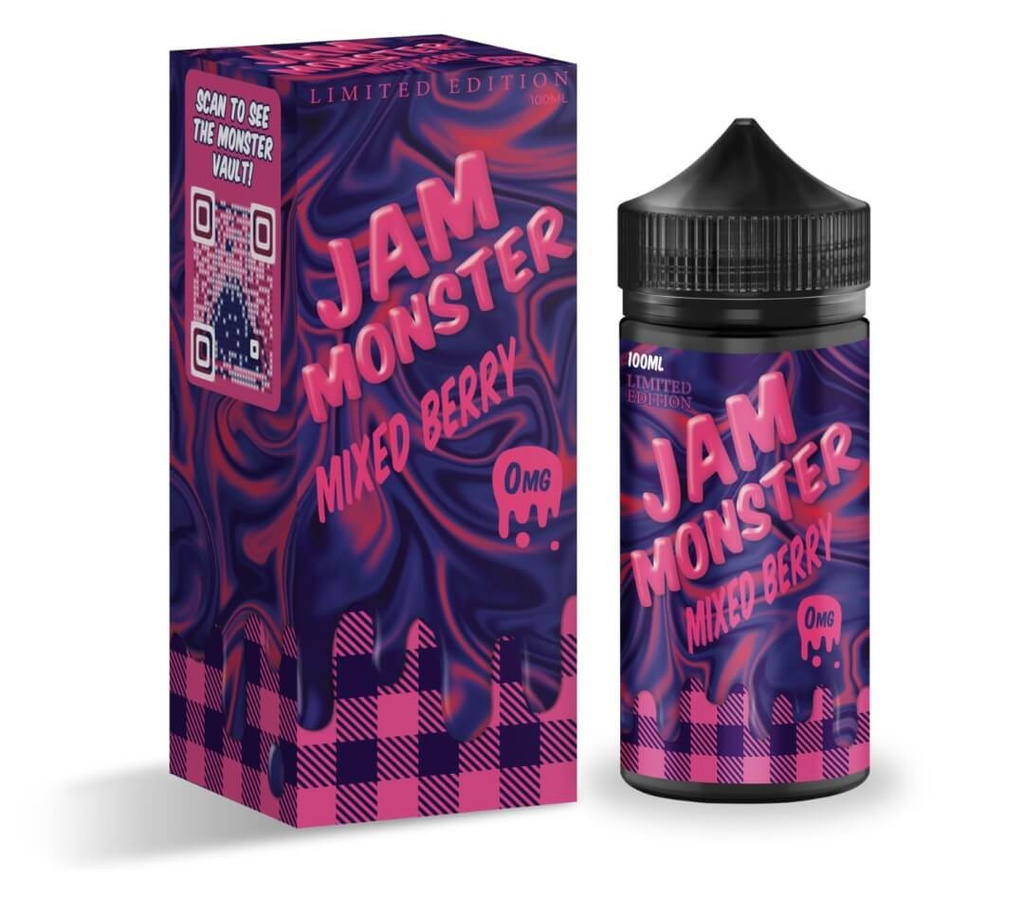 Jam Monster - Mixed Berry - 0mg/100ml