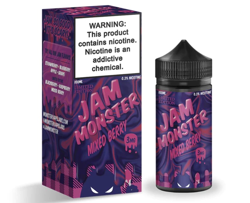 Jam Monster - Mixed Berry - 3mg/100ml