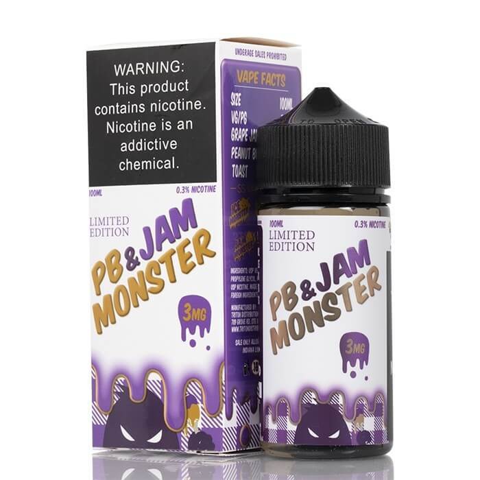 Jam Monster - PB & Jam - 3mg/100ml