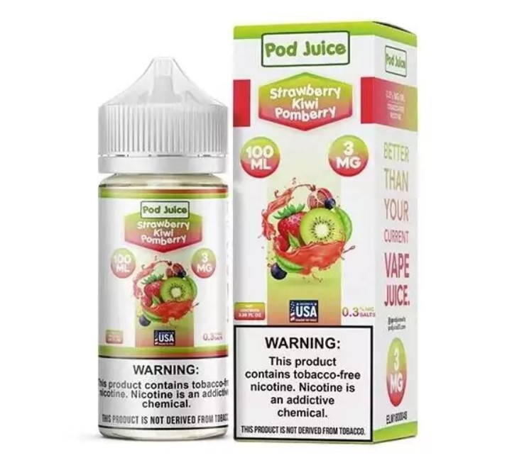 Pod Juice - Strawberry Kiwi Pomberry - 3mg/100ml