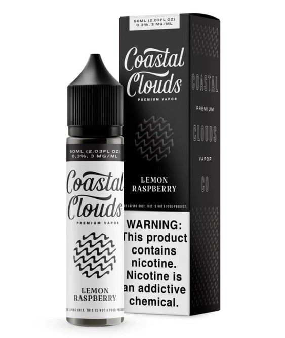 Coastal Clouds - Lemon Raspberry - 60ml/3mg