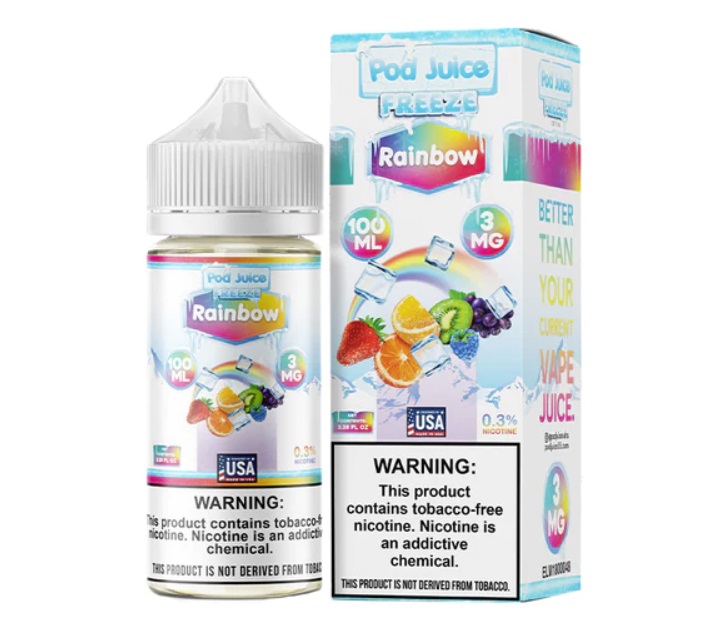 Pod Juice - Freeze - Rainbow - 3mg/100ml