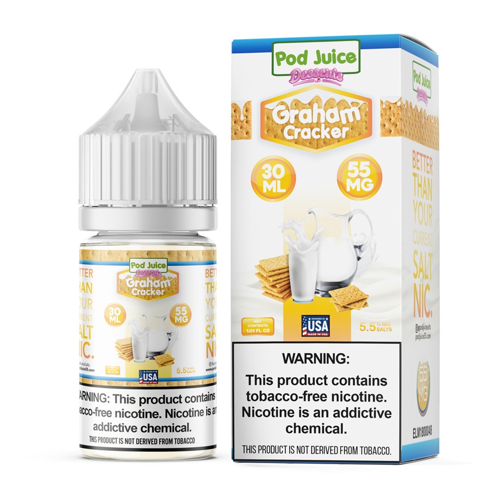 Pod Juice - Graham Cracker - 55mg/30ml 