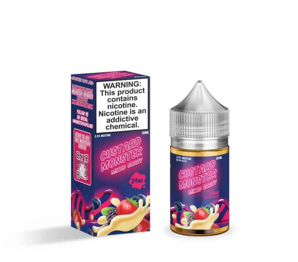 Custard Monster - Mixed Berry - 48mg/30ml