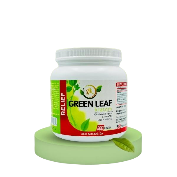 Green Leaf Kratom - Relief - Red Maeng Da - 500g Powder 