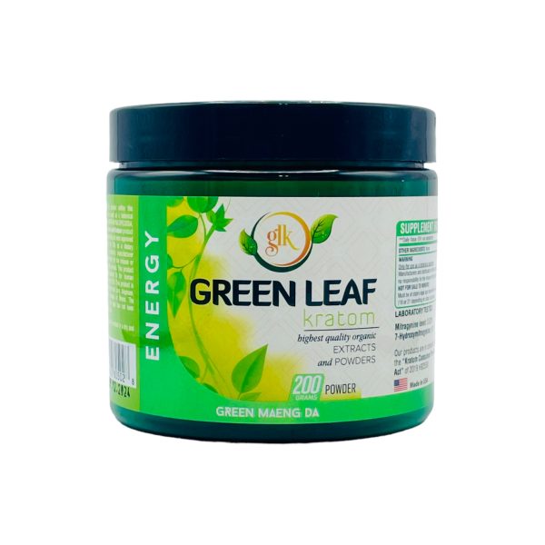 Green Leaf Kratom - Energy - Green Maeng Da - 200g Powder