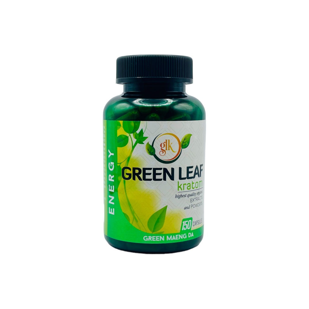 Green Leaf Kratom - Energy - Green Maeng Da - 150 Caps