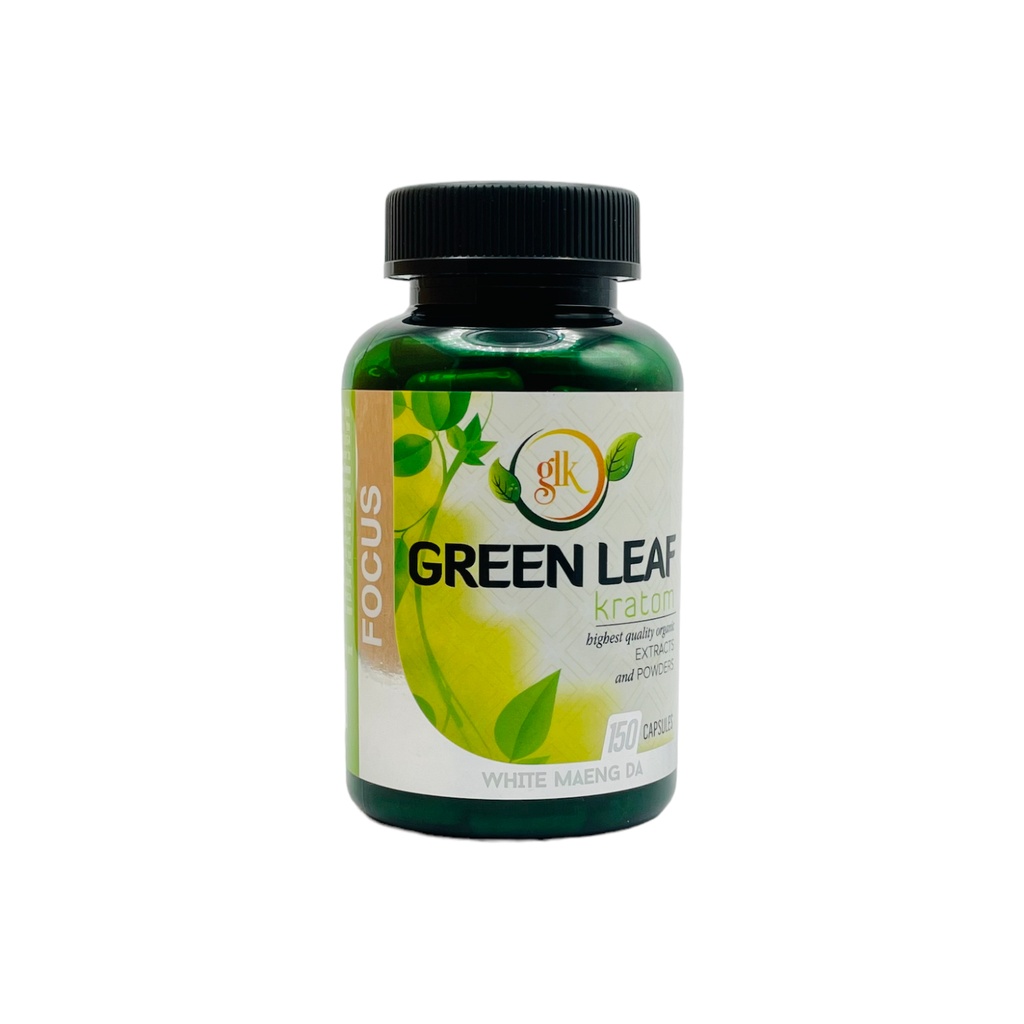 Green Leaf Kratom - Focus - White Maeng Da - 150 Caps