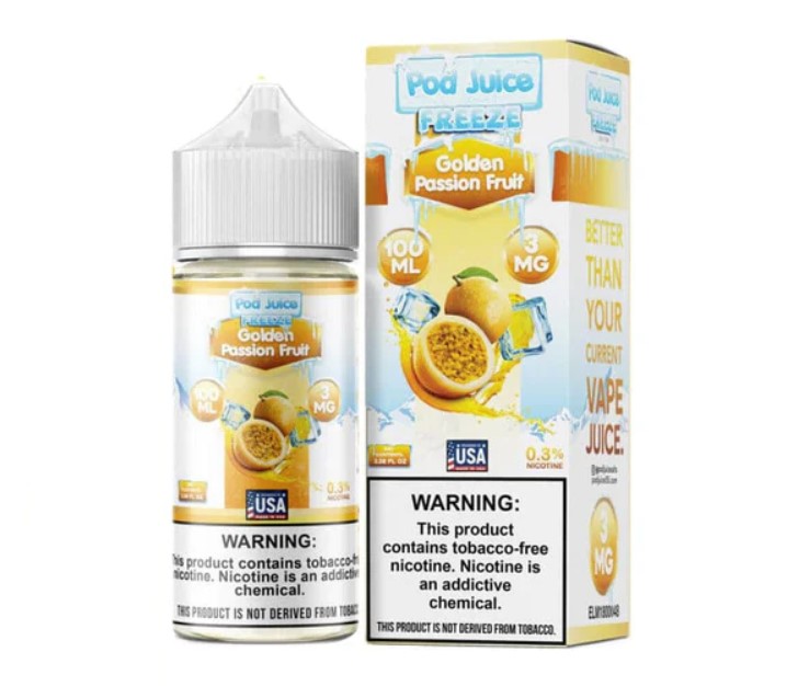 Pod Juice - Freeze - Golden Passion Fruit - 3mg/100ml